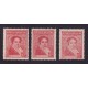 ARGENTINA 1935 GJ 796/8 ESTAMPILLAS NUEVA MINT LOS 3 TIPOS U$ 15